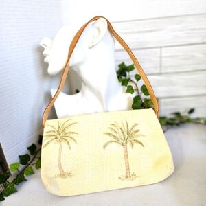 Fossil Palm Tree Design Small Shoulder Bag
